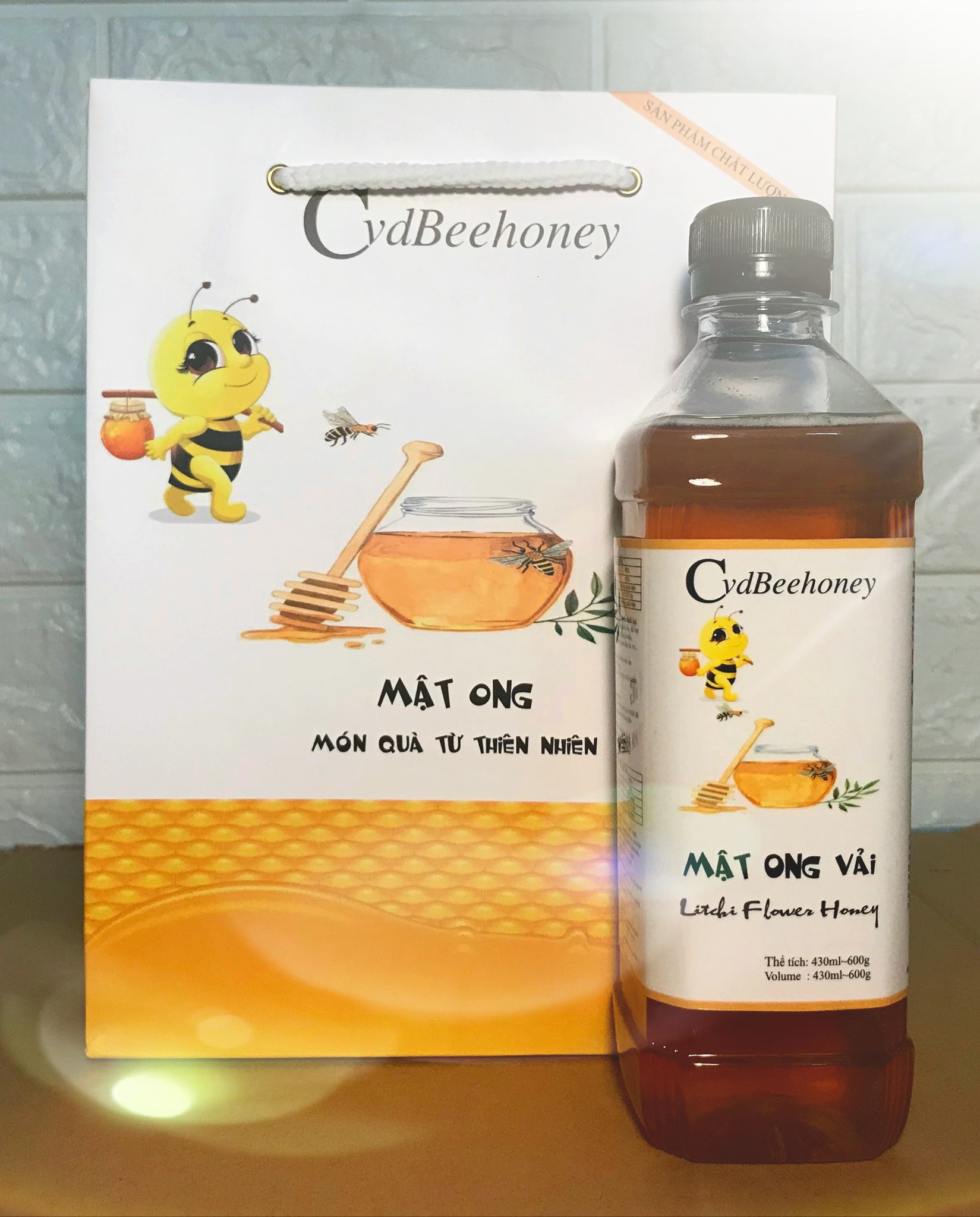 Picture of Mật ong hoa vải 430ml Cvdbeehoney