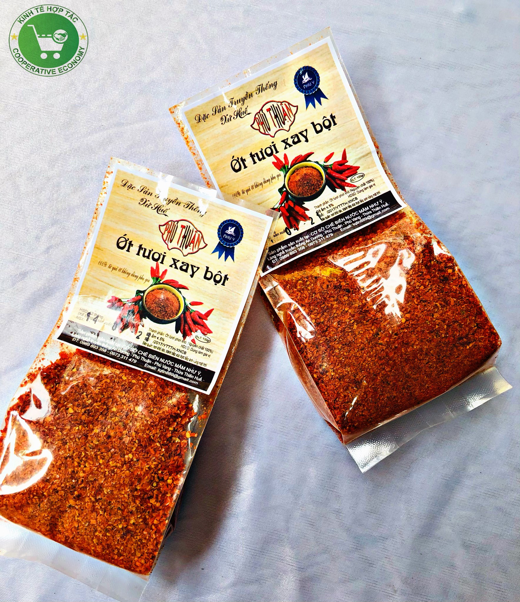 Ảnh của Ớt tươi xay bột (Túi - 100gr)