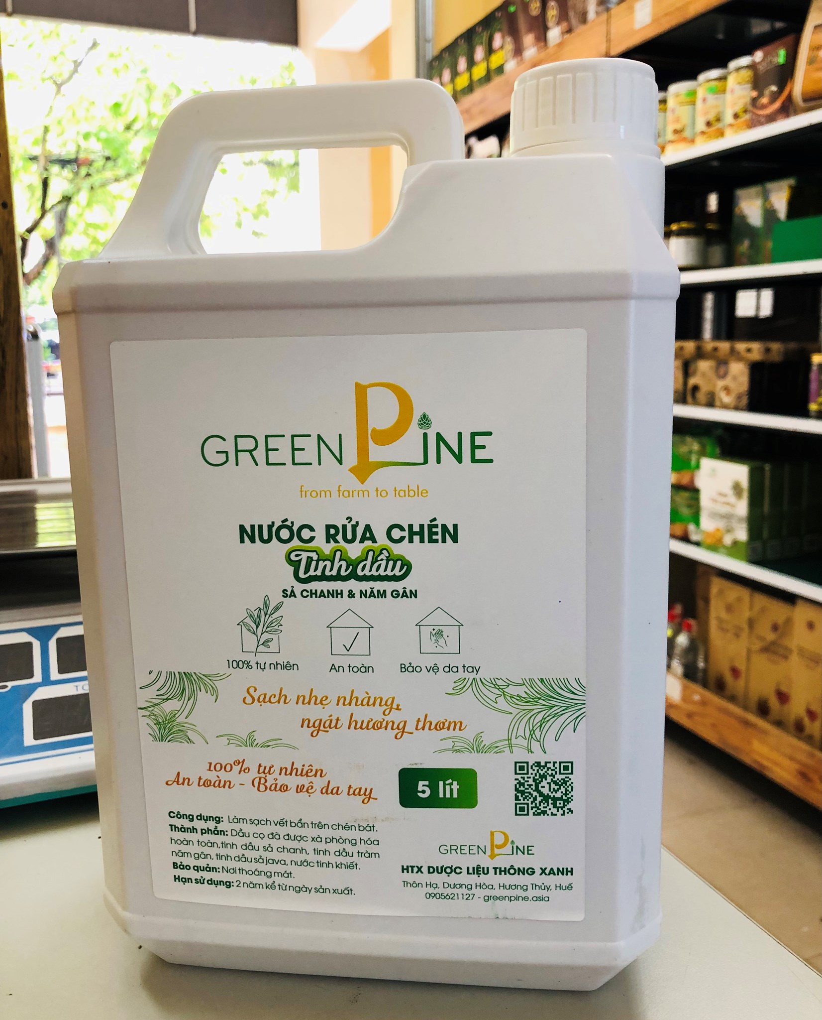 Ảnh của Nước Rửa Chén Dược Liệu Thông Xanh (5L)