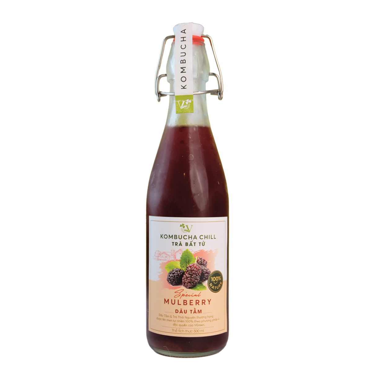 Ảnh của Vkombucha Chill Dâu Tằm 500ml