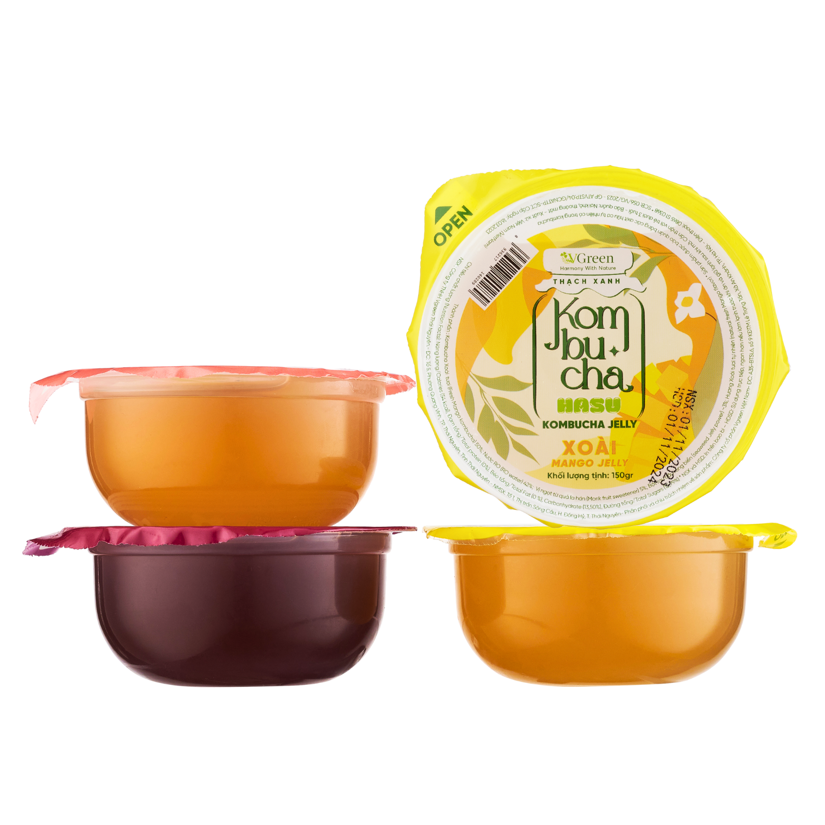 Ảnh của Thạch kombucha xoài cốc 150g