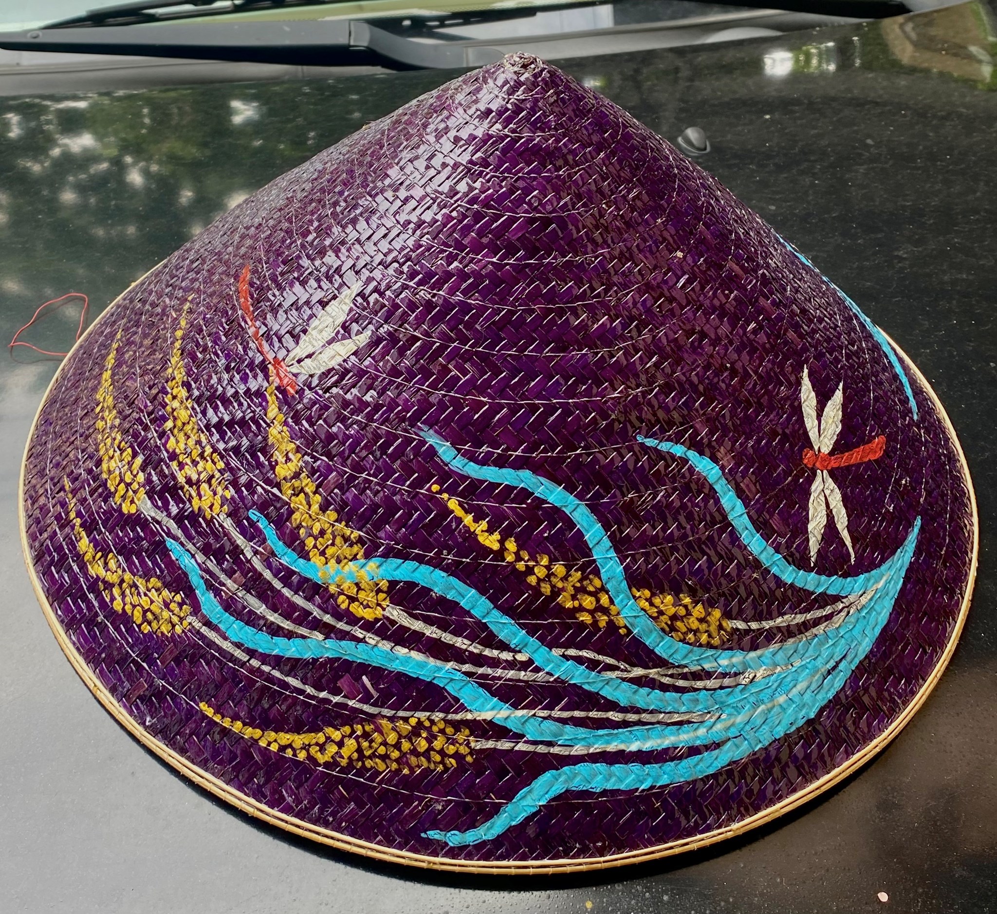 Ảnh của Nón Cỏ Bàng Hình Vẽ Lúa