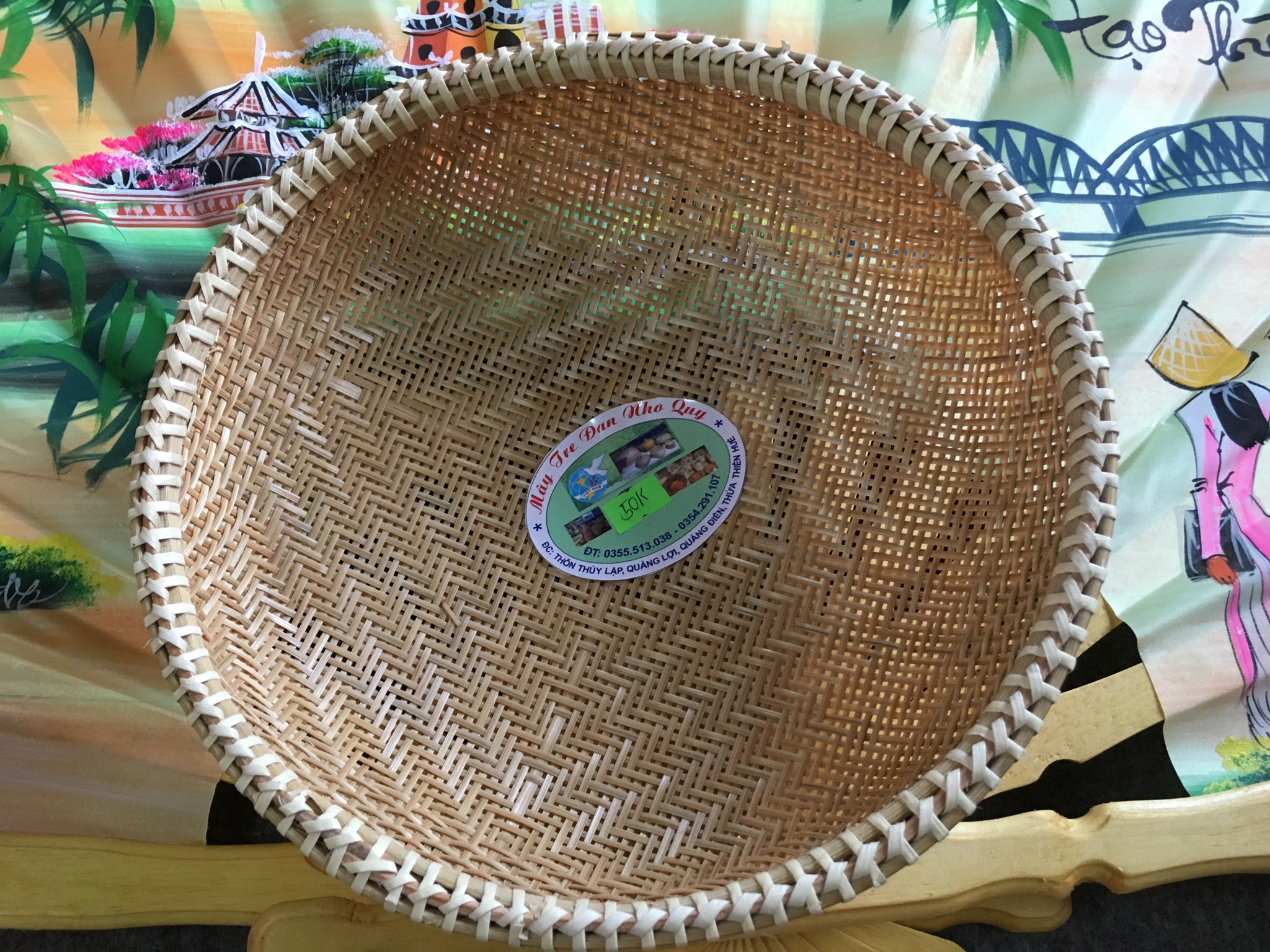 Ảnh của Rổ mây tre (đường kính 25cm)